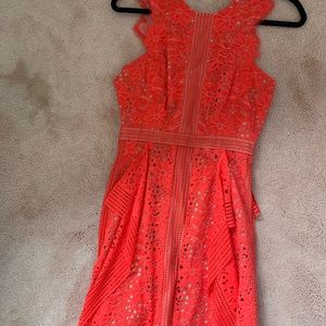 BCBG Red Cocktail Dress